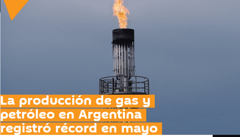 La producción de gas y petróleo en Argentina registró récord en mayo ...